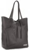 Bőr táska shopper bag Vittoria Gotti szürke V775